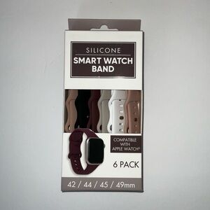 52. Silicone Smart Watch Band 6-Pack